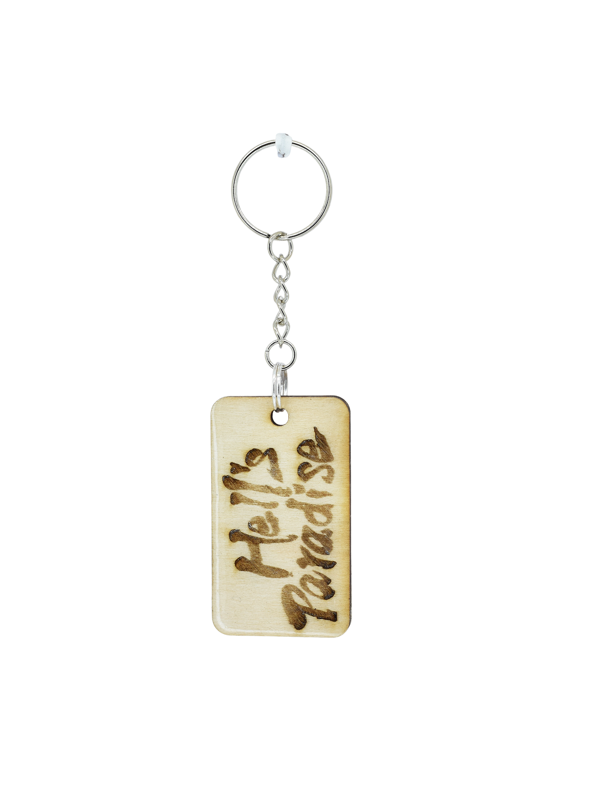 Anime Wood engraved Key chain
