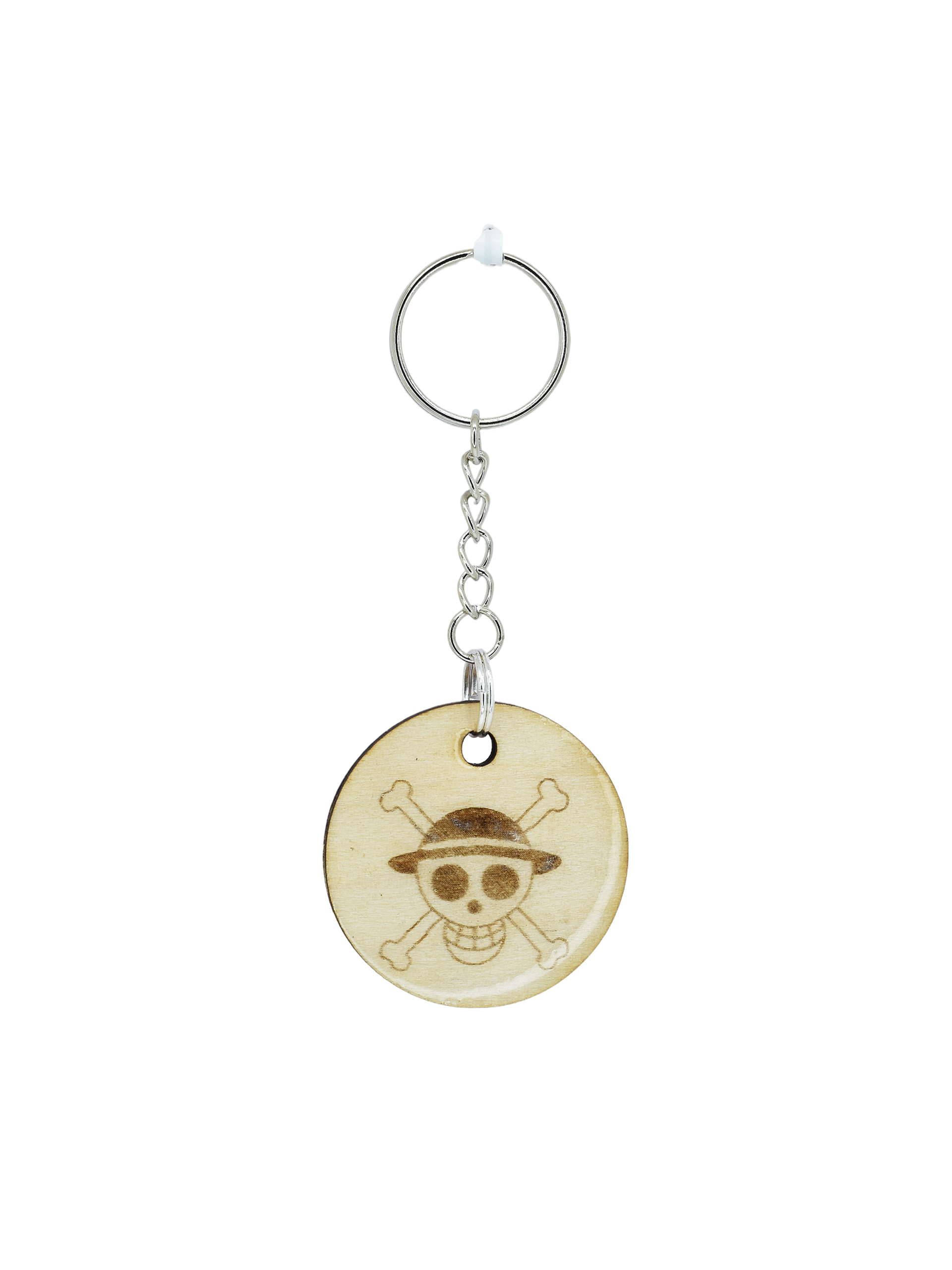 Anime Wood engraved Key chain