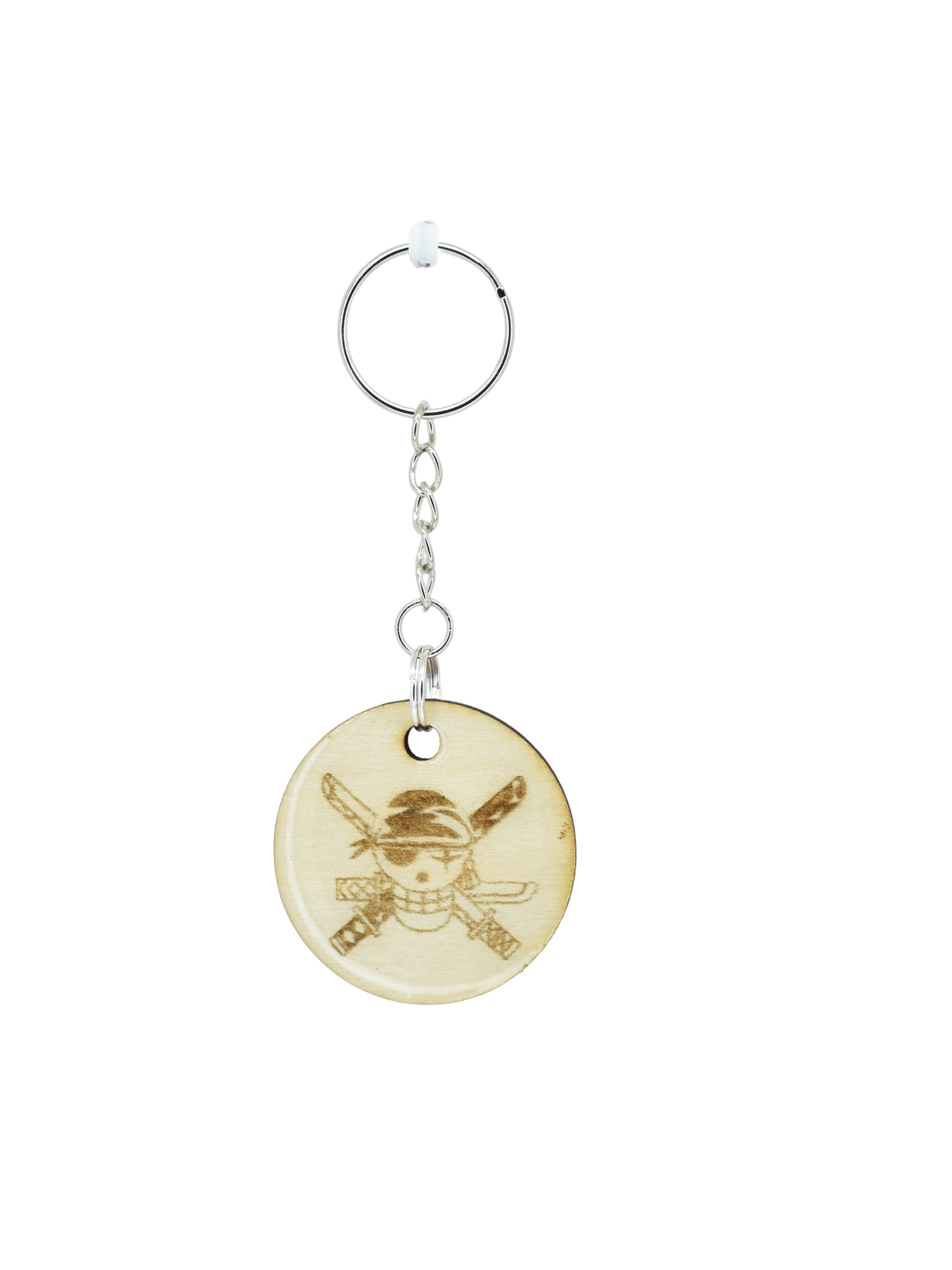 Anime Wood engraved Key chain