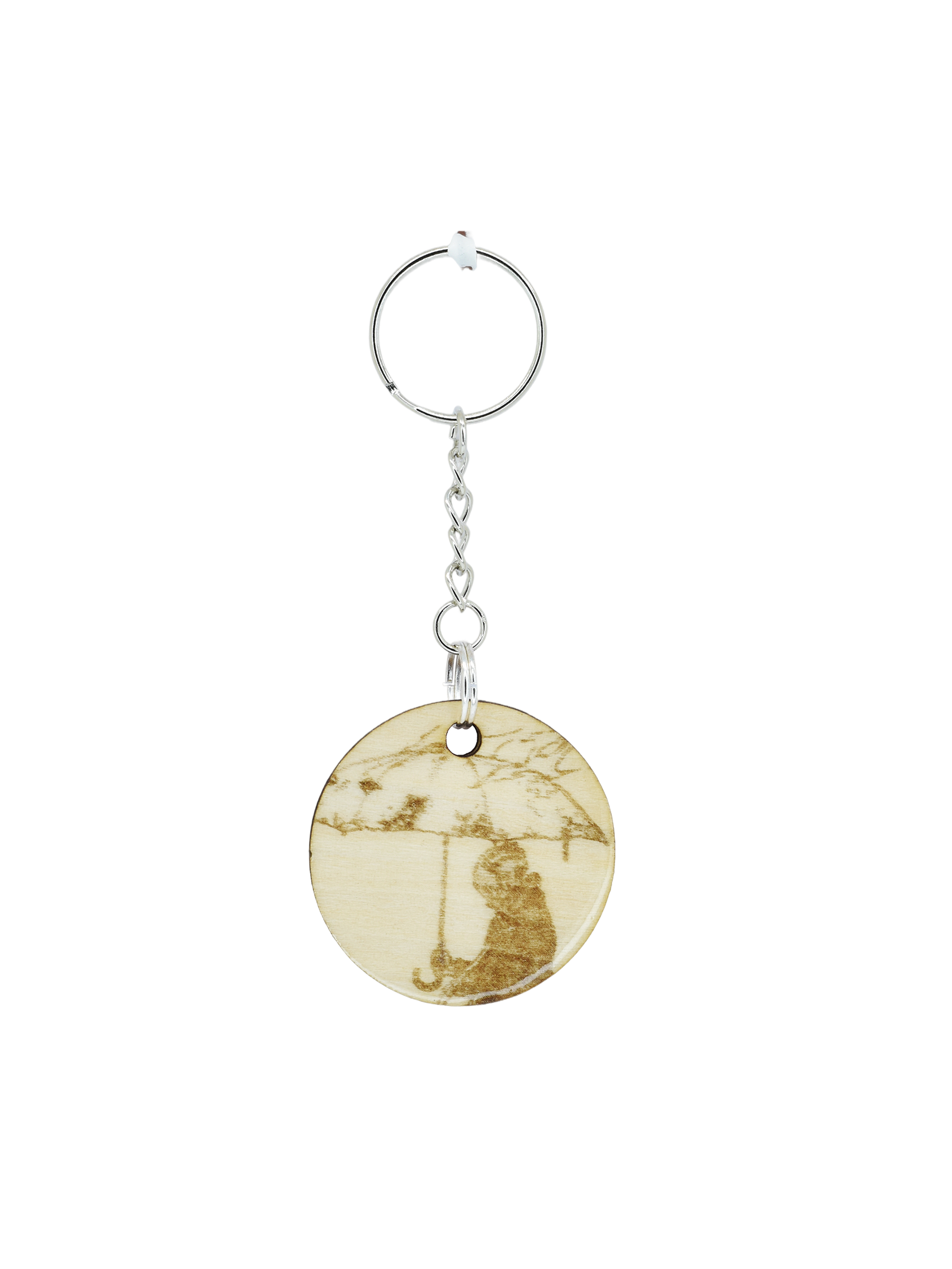 Anime Wood engraved Key chain